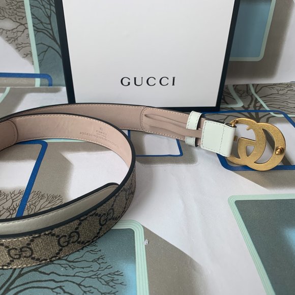 GG Marmont thin belt Style ‎409417 92TLC 9761